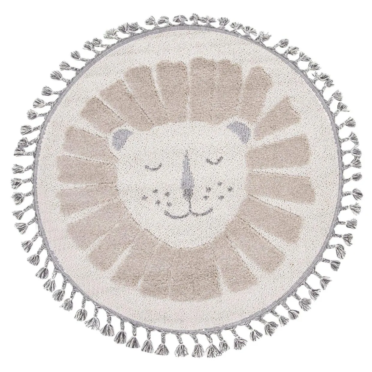 Dywan okrągły lew KINDER 120 cm