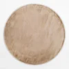 Dywan okrągły PEARL, beżowy, 160 cm