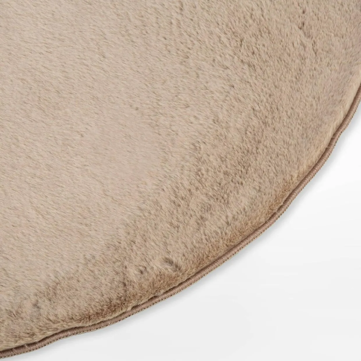 Dywan okrągły RABBIT, taupe, 120 cm