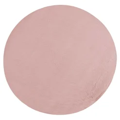 Dywan okrągły różowy RABBII 90 cm