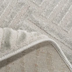 Dywan okrągły srebrny SAHARA 120 cm