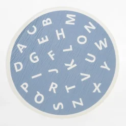 Dywan okrągły w literki WORDS, 100 cm