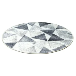 Dywan okrągły w trójkąty SEVILLA 80 cm
