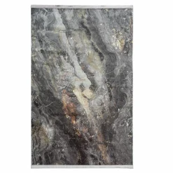 Dywan połyskujący z frędzlami złoty COSMIC 120x170 cm