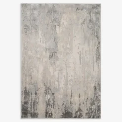 Dywan przecierany szary BRONTE 120x170 cm