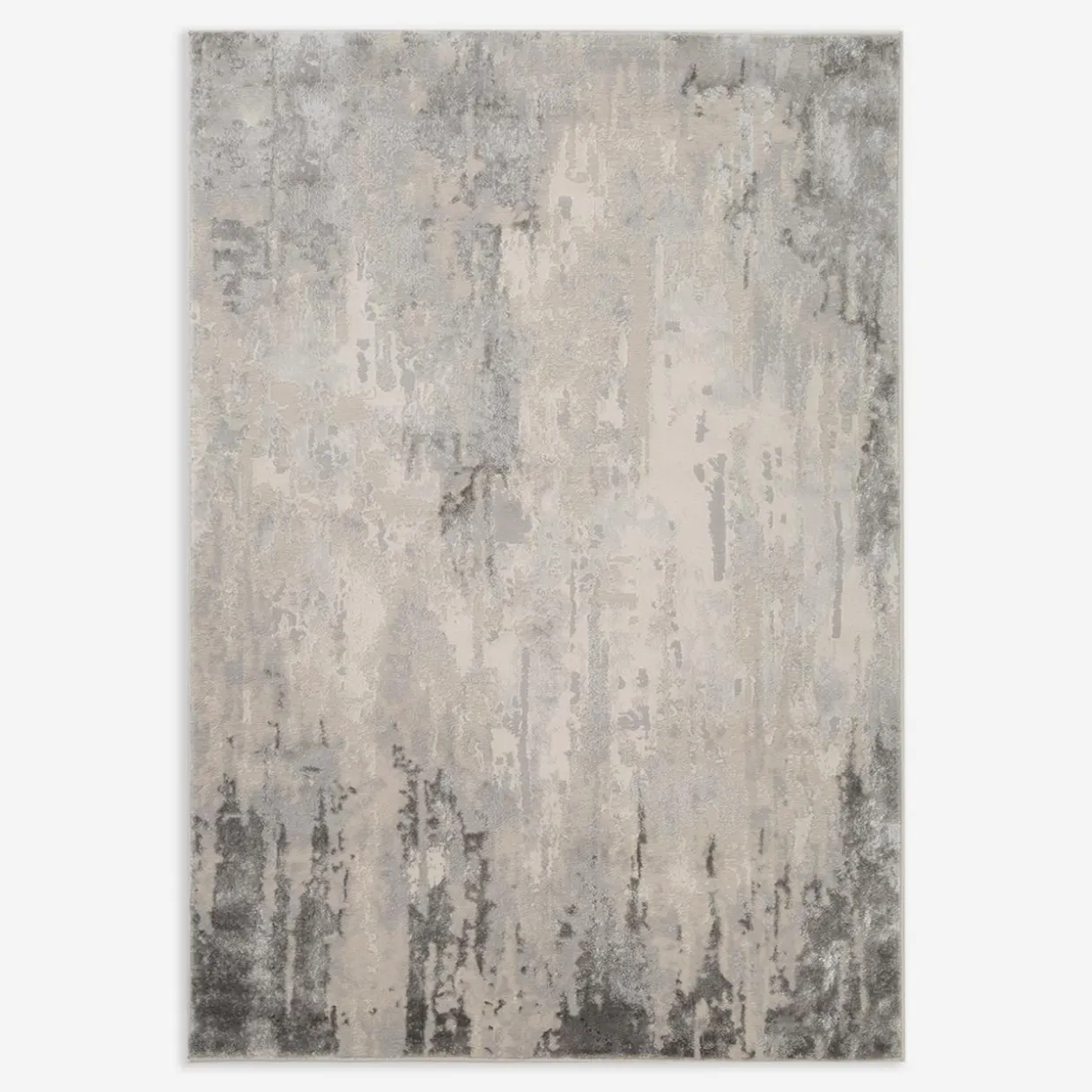 Dywan przecierany szary BRONTE 120x170 cm
