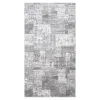 Dywan retro do przedpokoju szary MIRAGE 80x150 cm