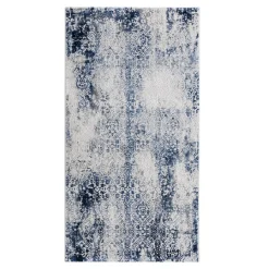 Dywan retro niebieski KAREN 80x140 cm