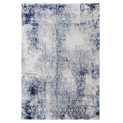 Dywan retro niebieski KAREN 120x160 cm