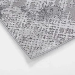 Dywan retro srebrny MIRACLE 80x150 cm