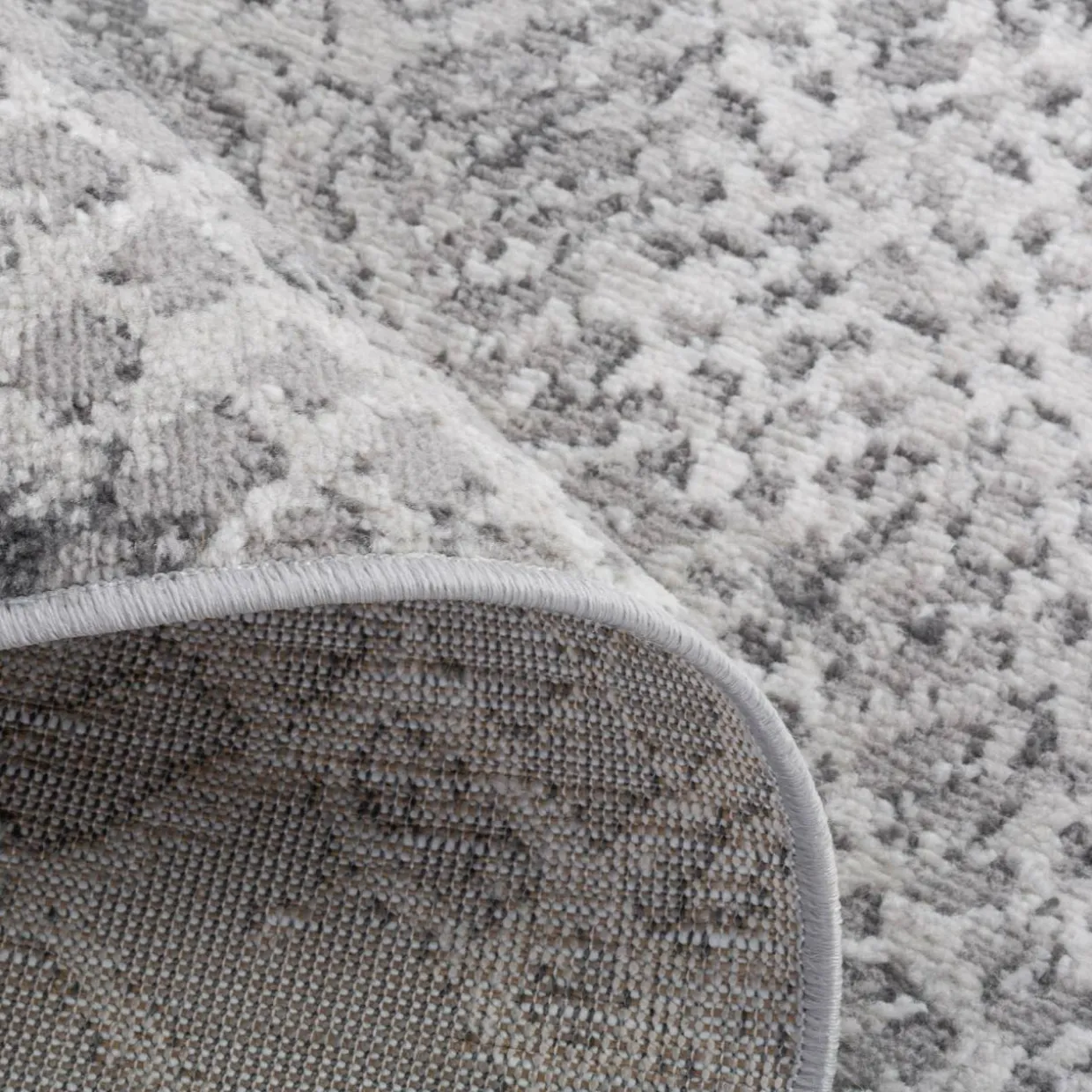 Dywan retro srebrny MIRACLE 80x150 cm