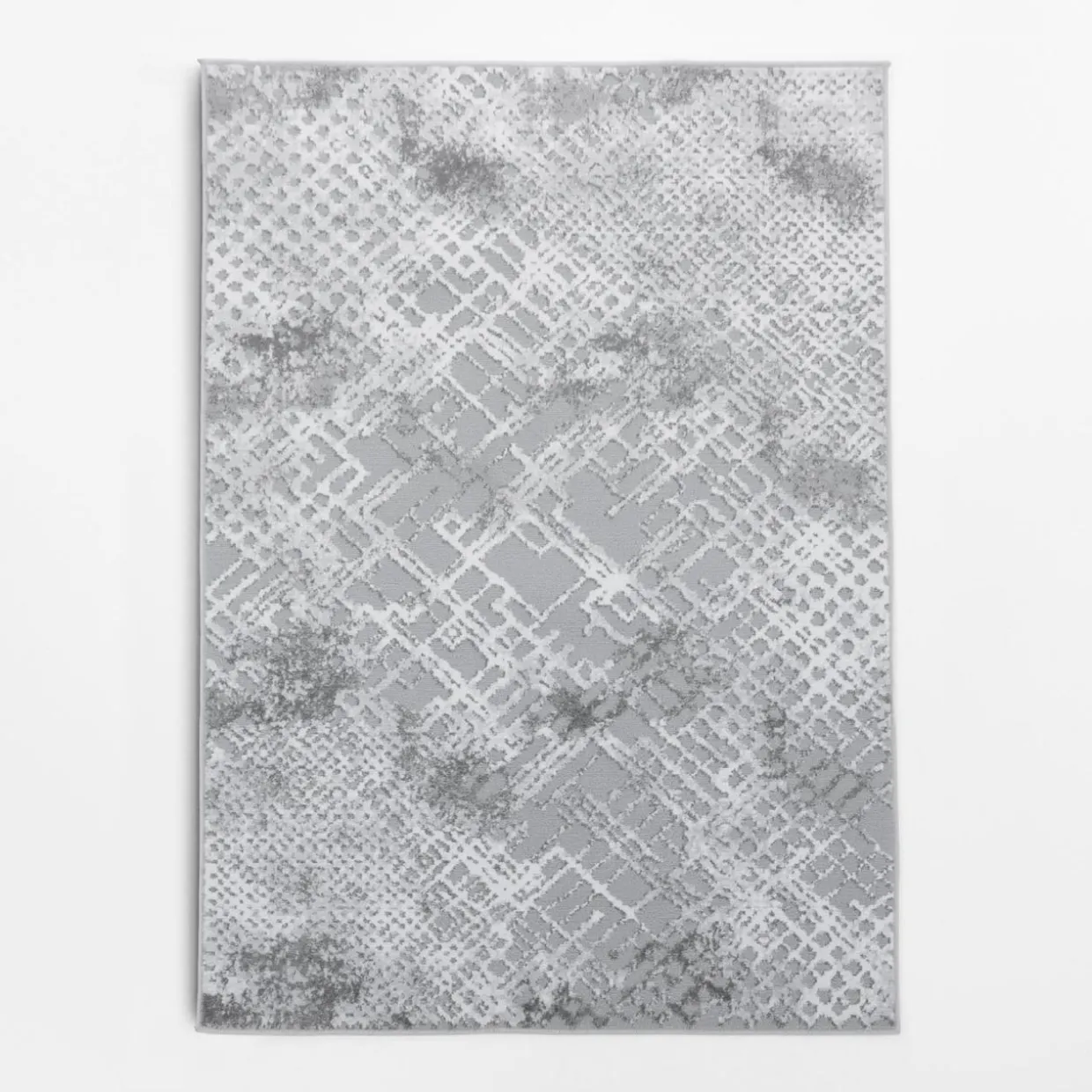 Dywan retro srebrny MIRACLE 200x290 cm