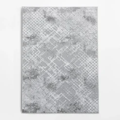 Dywan retro srebrny MIRACLE 160x230 cm