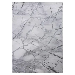 Dywan SPAZZIO SPĘKANIA SREBRNE 120x170 cm