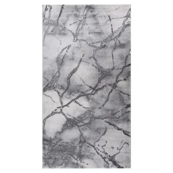 Dywan SPAZZIO SPĘKANIA SREBRNE 80x150 cm