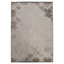 Dywan srebrny 3D VIVA 120x170 cm