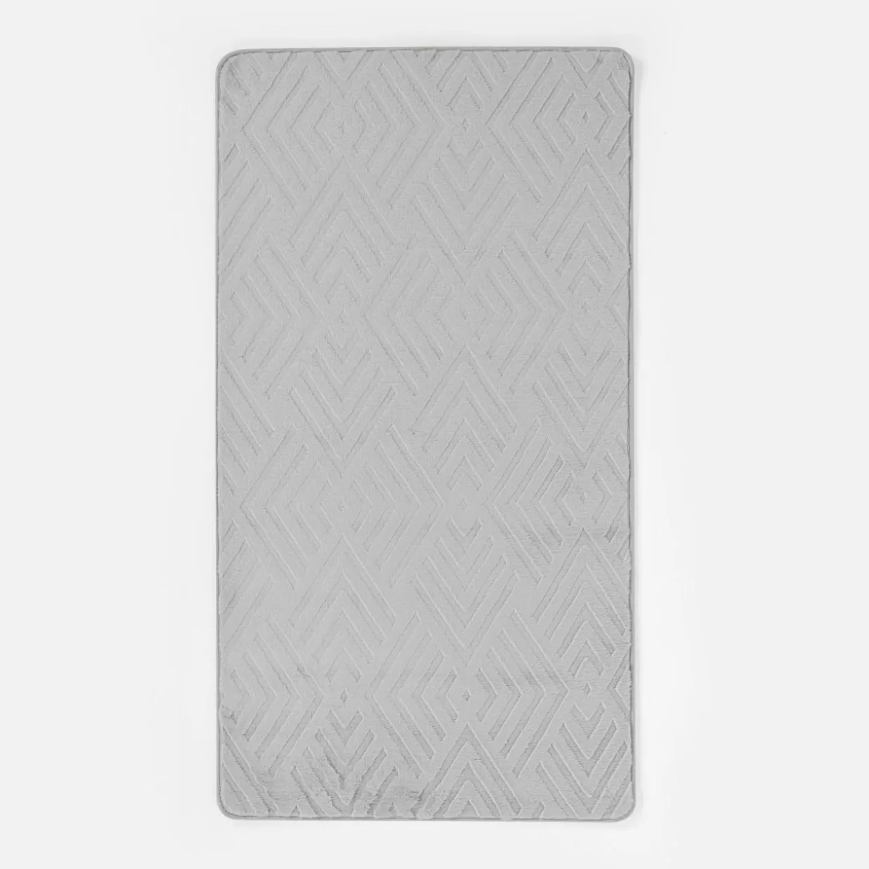 Dywan srebrny DOVER 3D 80x150 cm