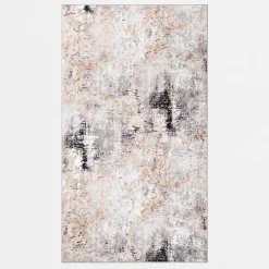 Dywan szarobeżowy PRZECIERKA VISION 3D 80x140 cm