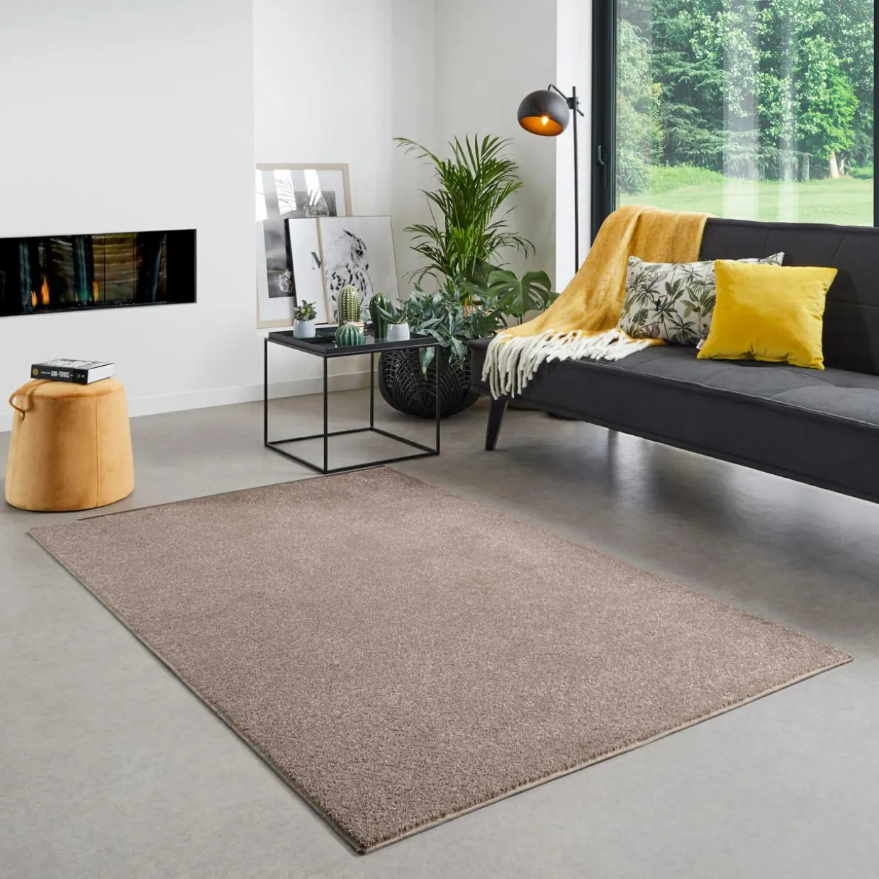 Dywan taupe CLEVER 115x170 cm