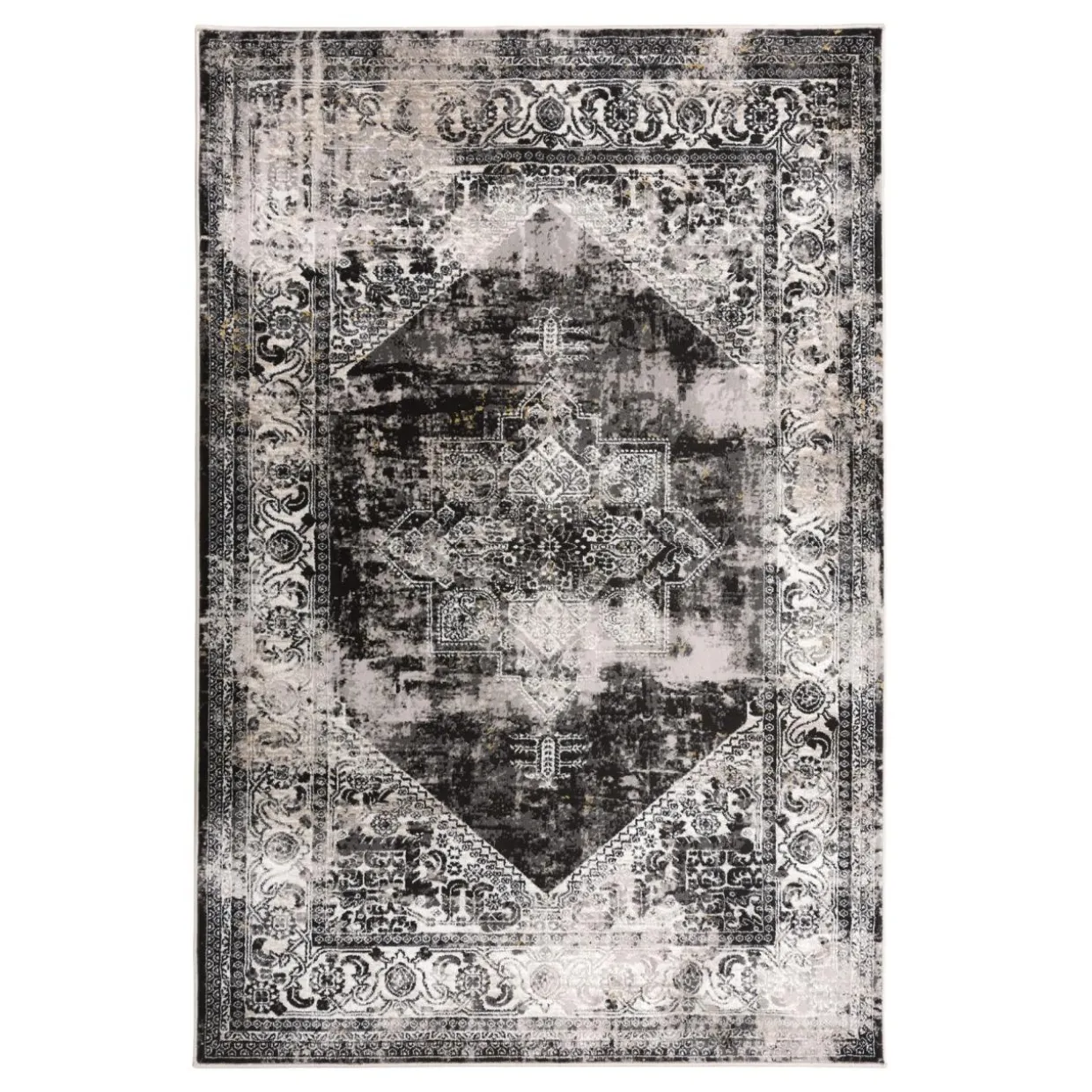 Dywan vintage czarny MONAKO 160x230 cm