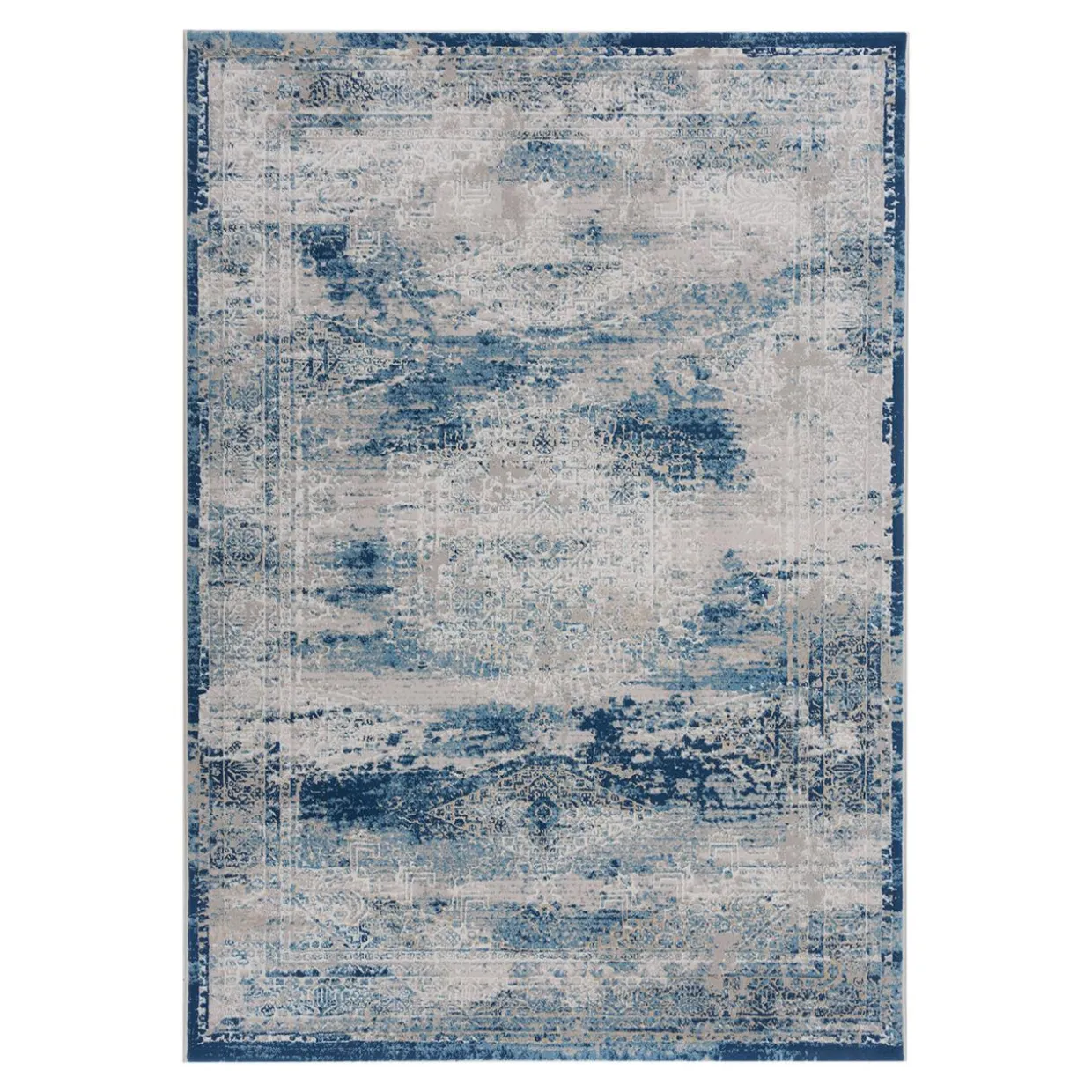 Dywan vintage niebieski ALMERA 120x160 cm
