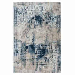 Dywan vintage niebieski MONAKO 160x230 cm