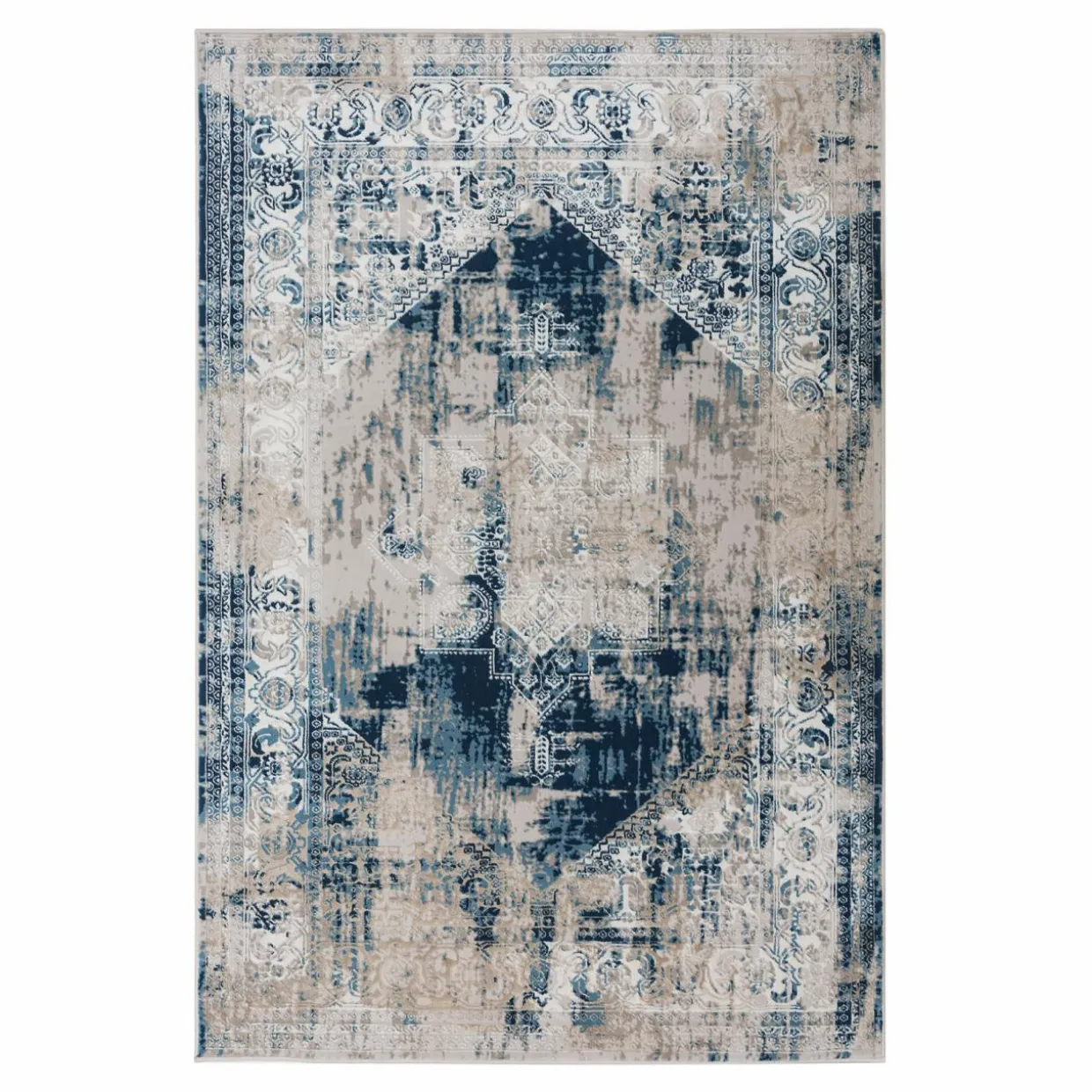 Dywan vintage niebieski MONAKO 160x230 cm
