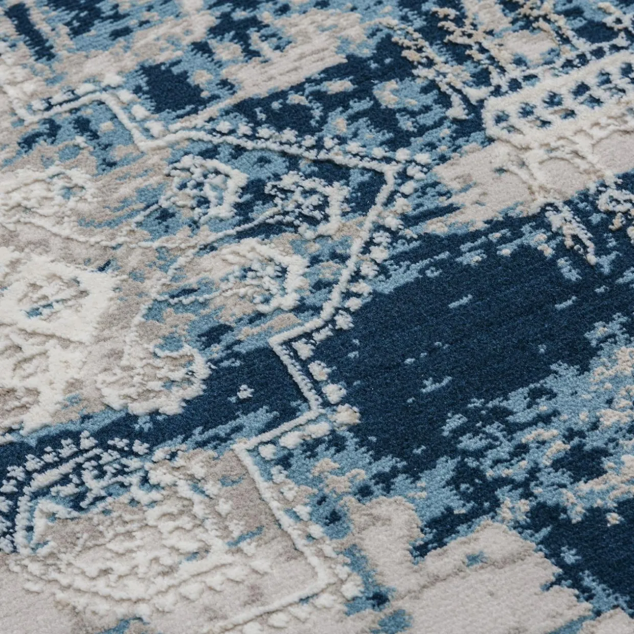 Dywan vintage niebieski MONAKO 160x230 cm