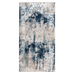 Dywan vintage niebieski MONAKO 80x150 cm
