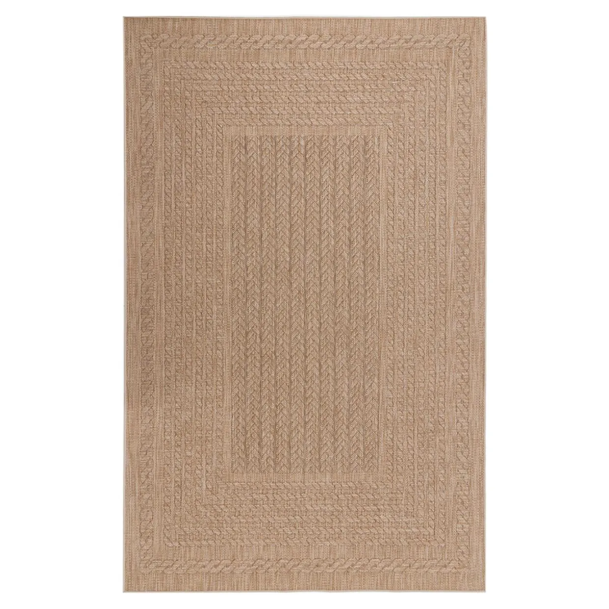 Dywan w jodełkę zewnętrzny ROUND 200x290 cm