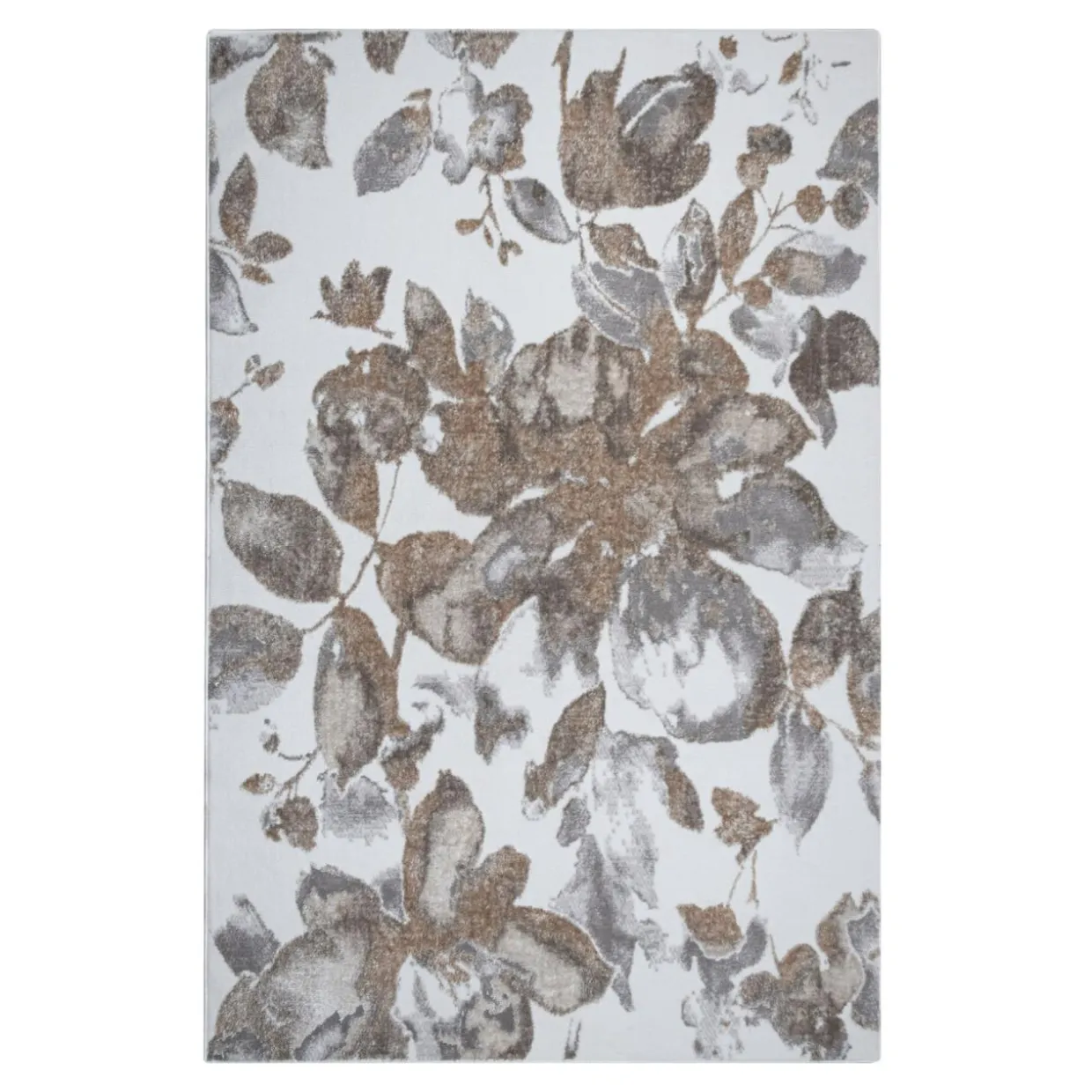 Dywan w kwiaty beżowy SALSA 67x120 cm