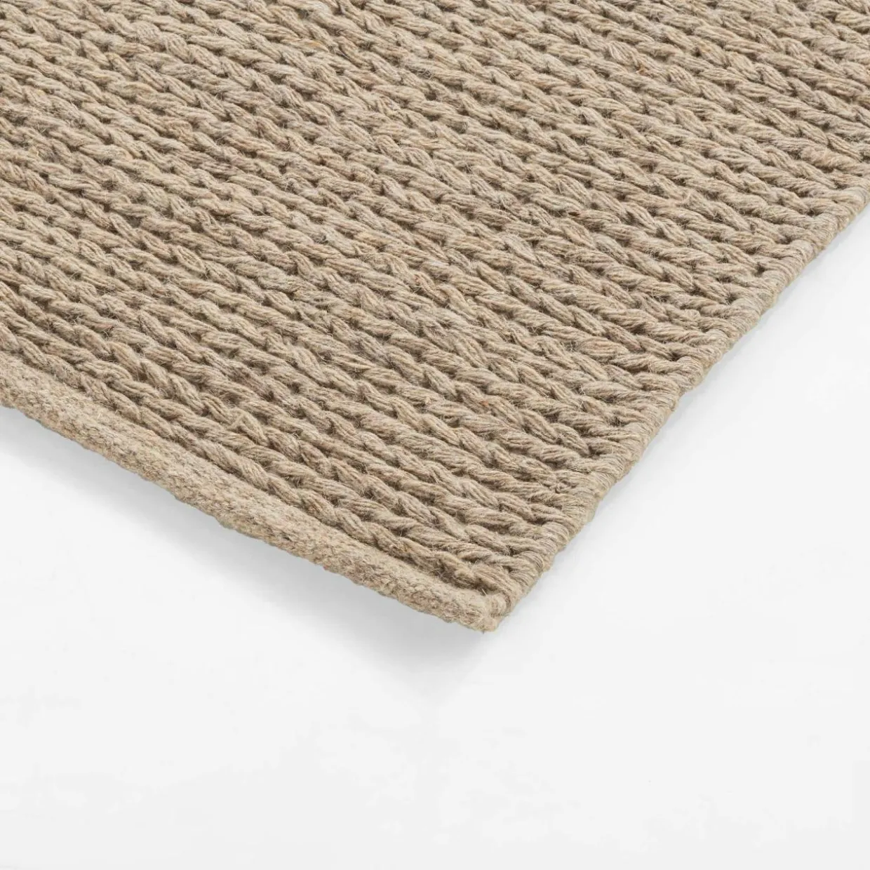 Dywan wełniany CHOTI taupe 80x150 cm