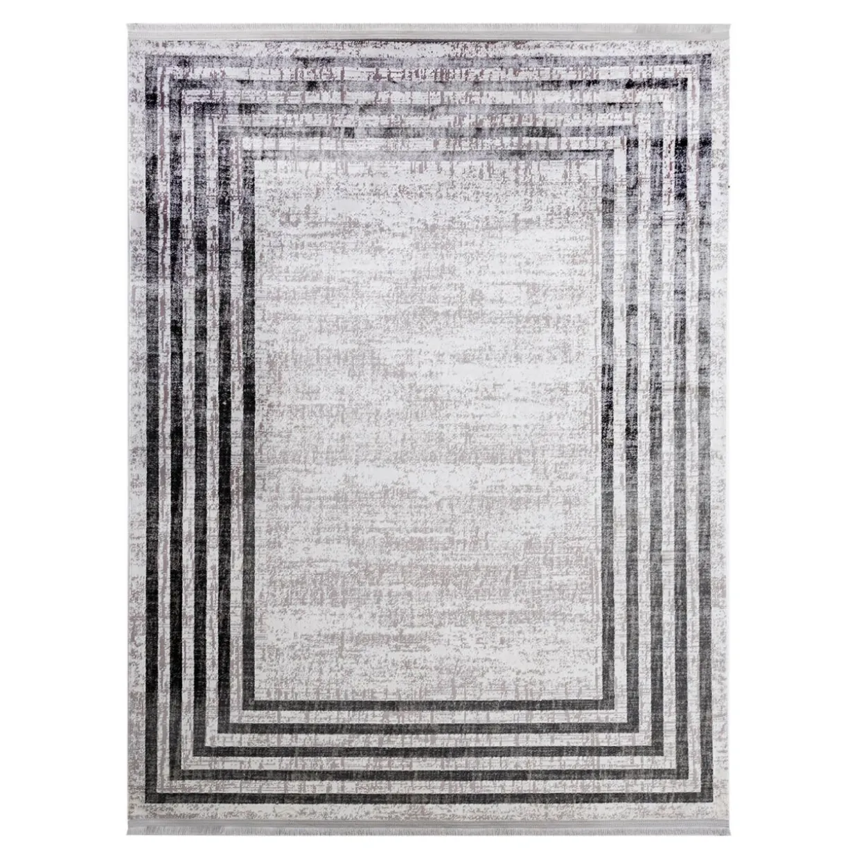 Dywan z frędzlami antracyt KASHMIR 120x170 cm