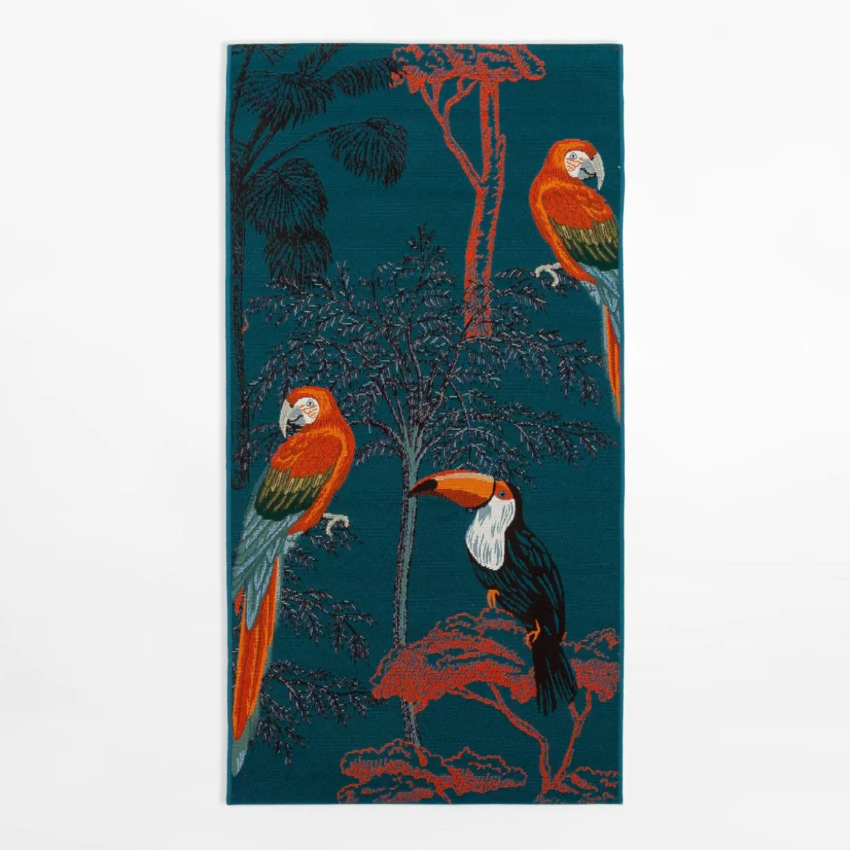 Dywan z papugami JUNGLE, 80x160 cm