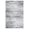 Dywan z przecieranym wzorem szary SALSA 67x120 cm