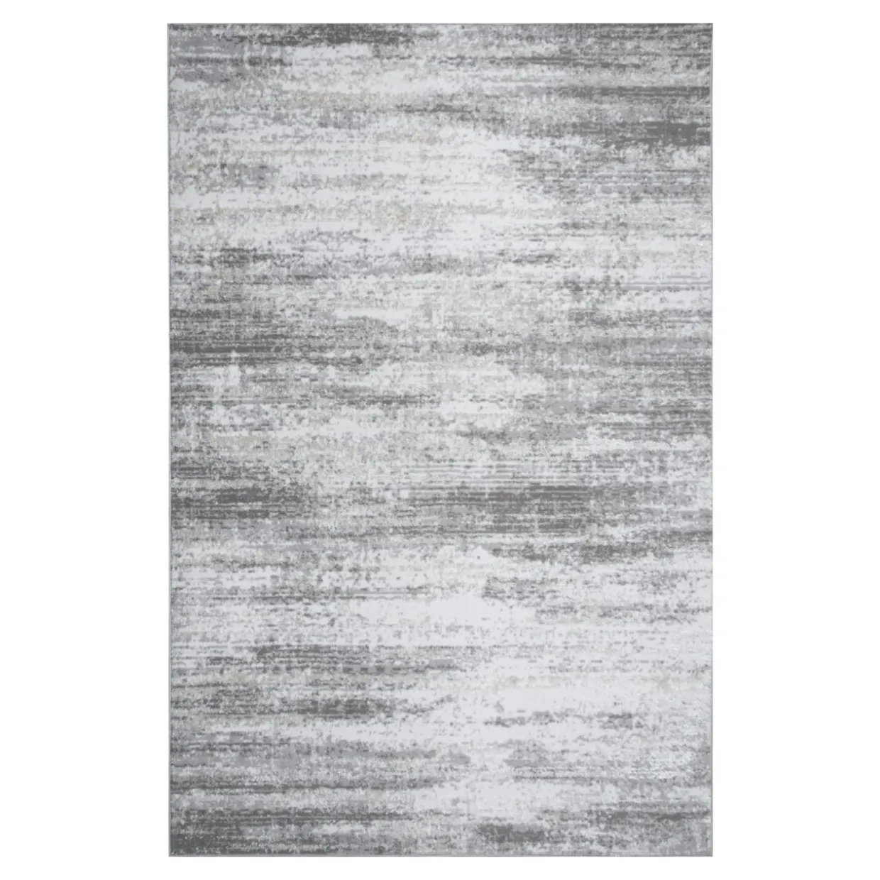 Dywan z przecieranym wzorem szary SALSA 160x230 cm