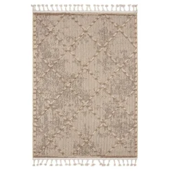 Dywan zewnętrzny beżowe romby BOUCLE 160x230 cm