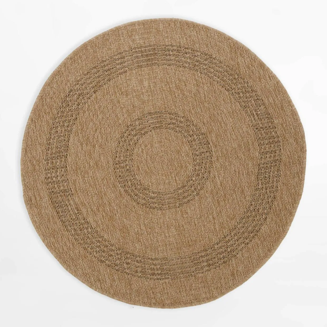 Dywan zewnętrzny COMILLA, beżowo-czarny, 120 cm