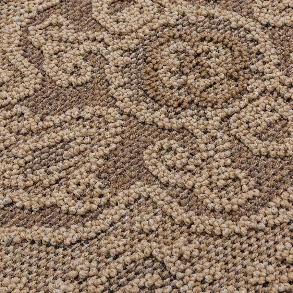 Dywan zewnętrzny rozeta beż BOUCLE 80x150 cm