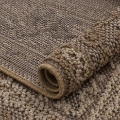 Dywan zewnętrzny rozeta beż BOUCLE 80x150 cm