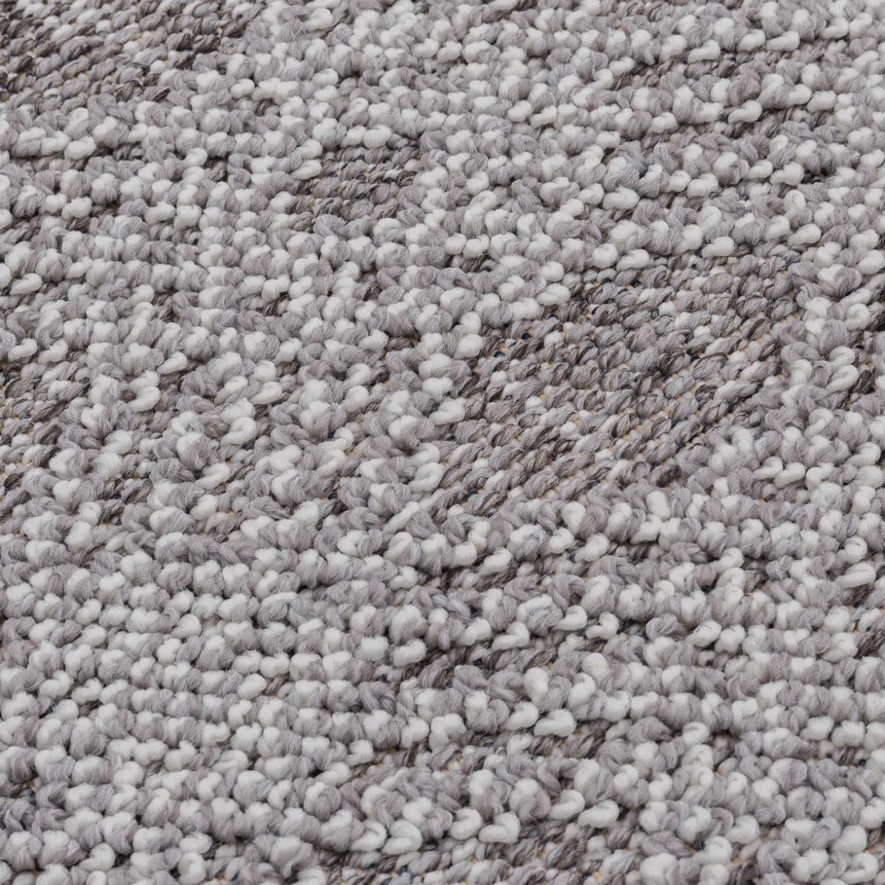 Dywan zewnętrzny szary karo BOUCLE 120x170 cm
