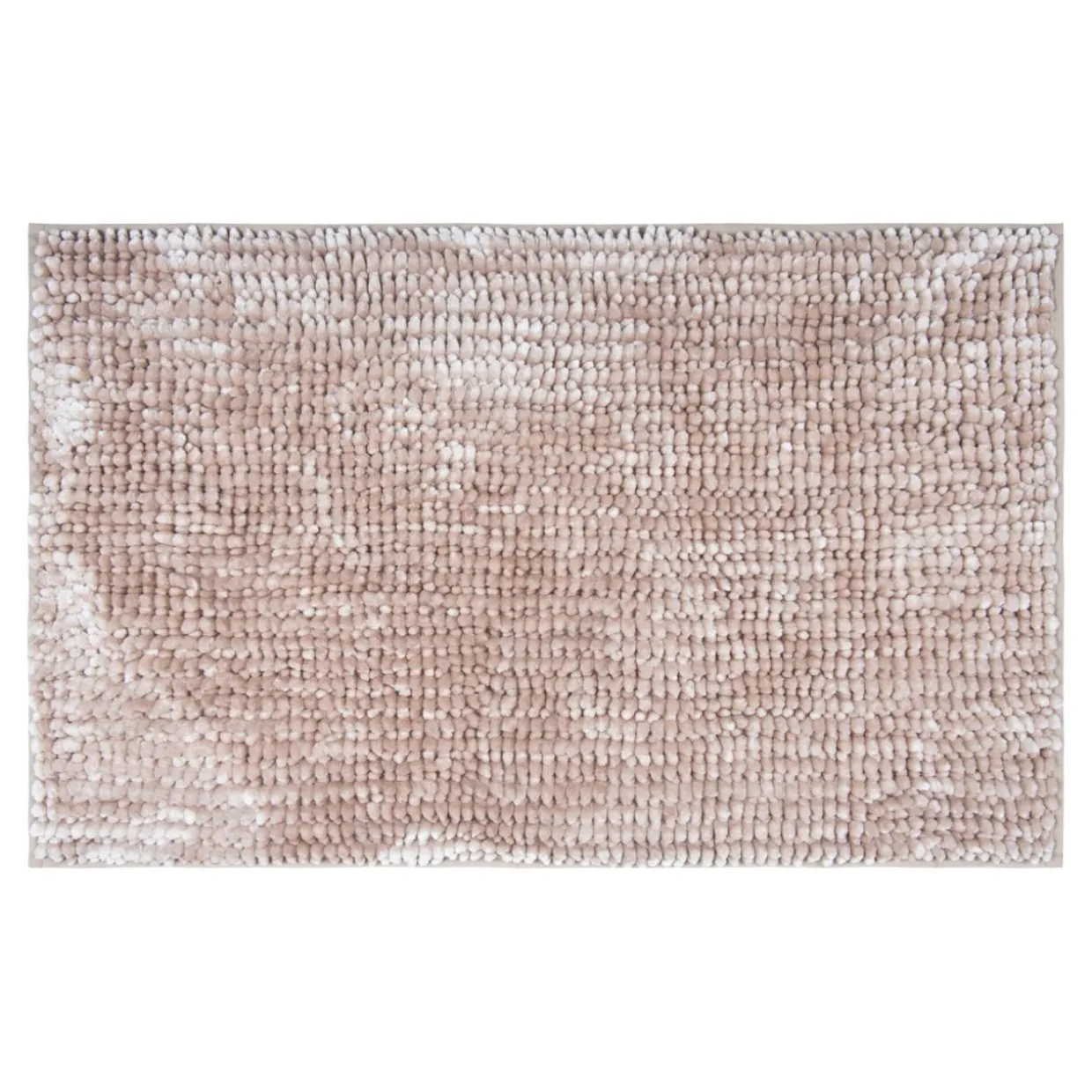 Dywanik łazienkowy beżowy CHENILLE 50x80 cm