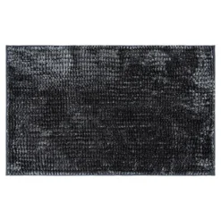 Dywanik łazienkowy ciemnoszary CHENILLE 50x80 cm