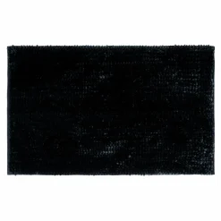 Dywanik łazienkowy czarny CHENILLE 60x90 cm