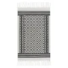 Dywanik czarno-biały SCANDI 50x80 cm
