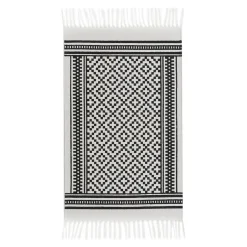 Dywanik czarno-biały SCANDI 50x80 cm