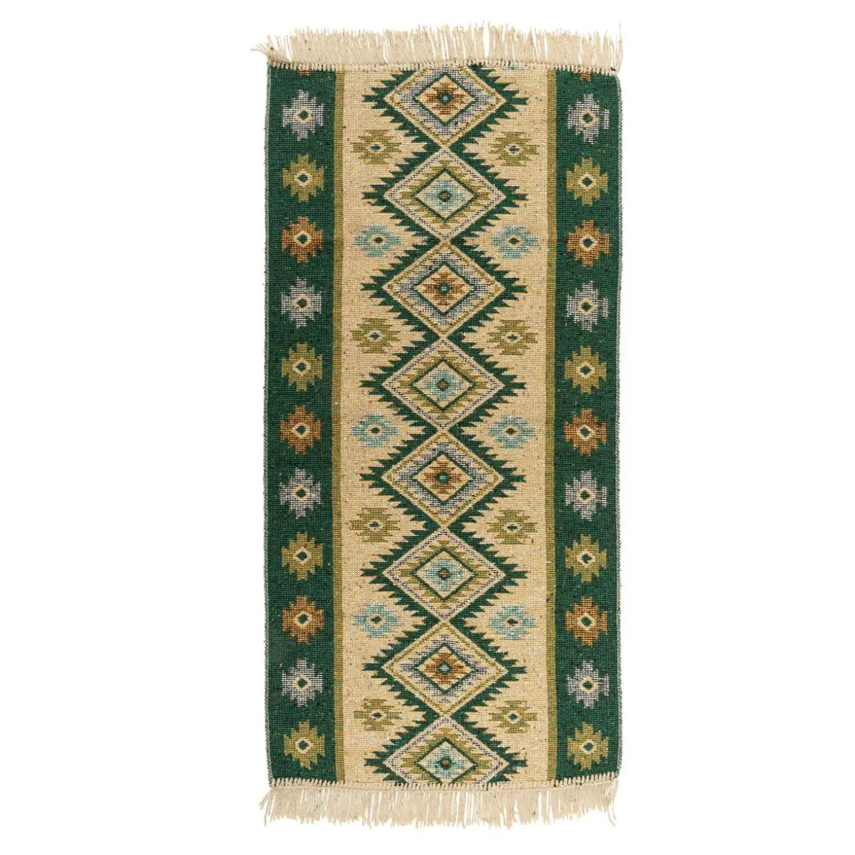 Dywanik dwustronny ALBORG ZIELONY 60x120 cm