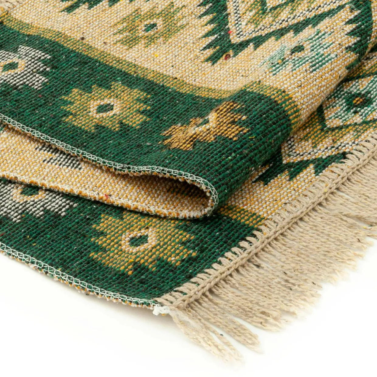 Dywanik dwustronny ALBORG ZIELONY 60x120 cm