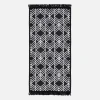 Dywanik geometryczny czarno-biały ALBORG 50x80 cm
