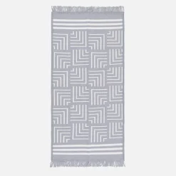 Dywanik geometryczny szary ALBORG 50x80 cm